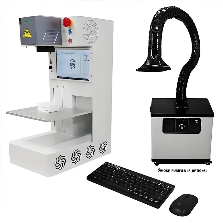 Máquina láser de grabado de aluminio